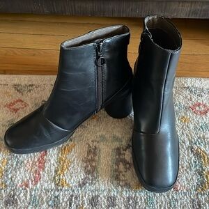 Camper Black Leather Boot Womens Size EU 39